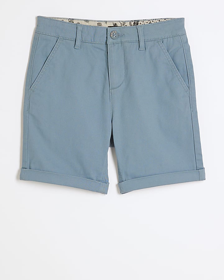 Boys grey chino shorts