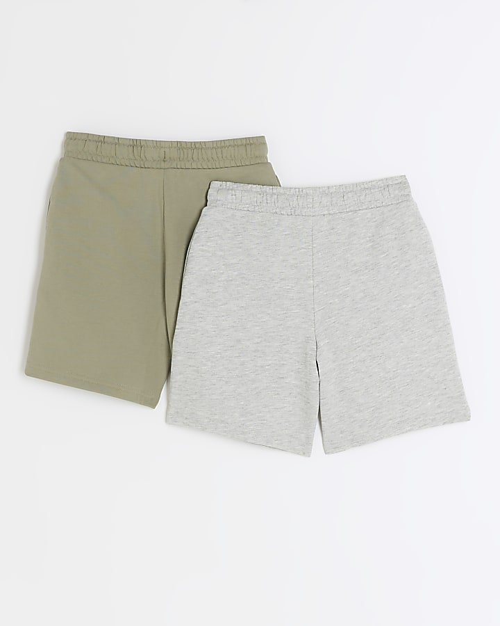 Boys grey shorts 2 pack