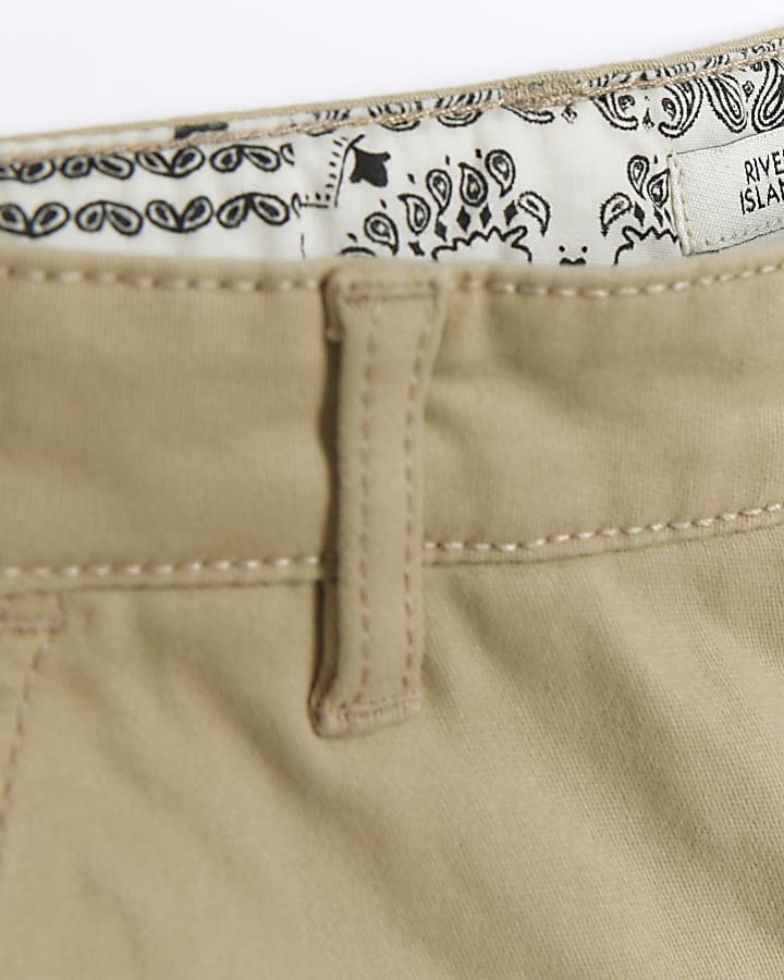 Boys stone chino shorts