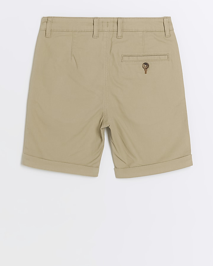 Boys stone chino shorts