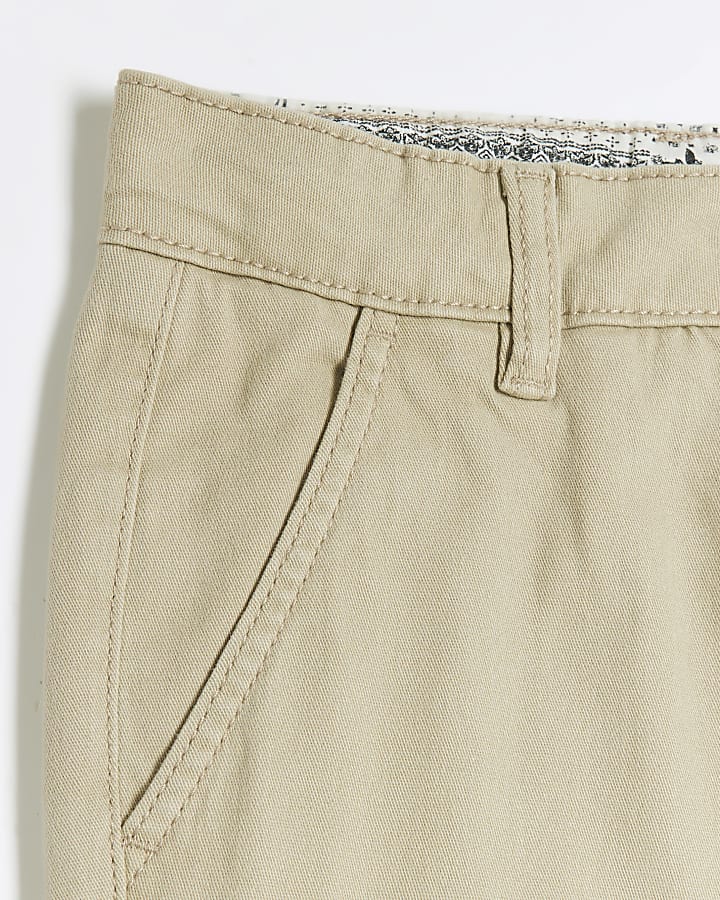 Boys Stone Casual Chino Trousers