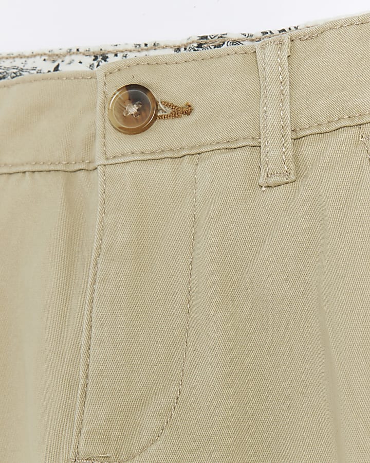 Boys Stone Casual Chino Trousers