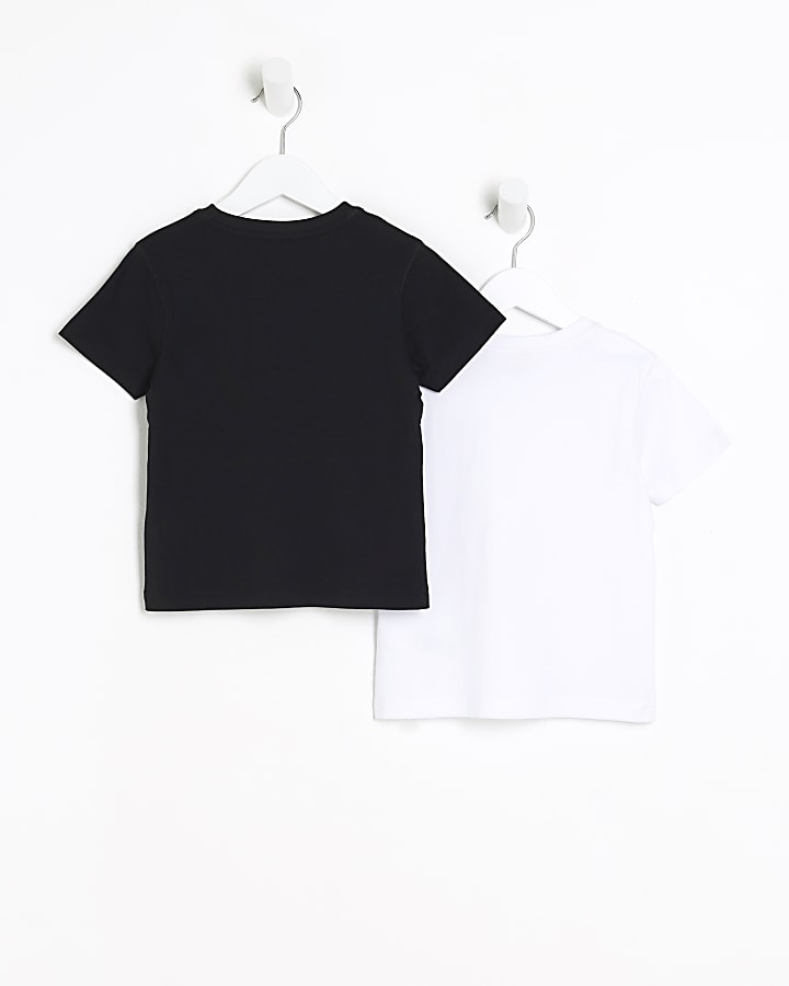 Mini white Ri t-shirt 2 pack