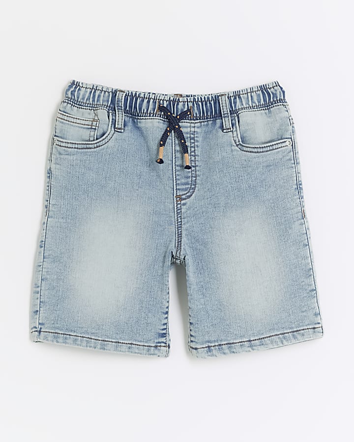 Boys elasticated denim shorts