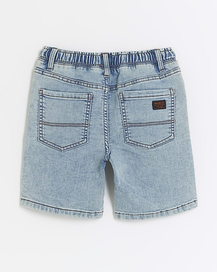 Boys elasticated denim shorts