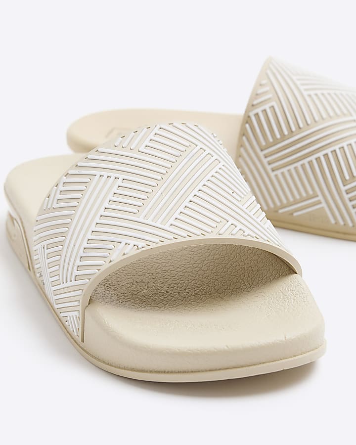 Boys stone embossed sliders