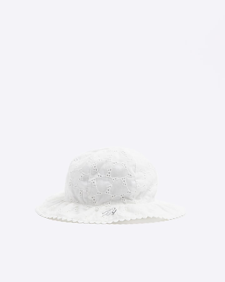 Baby Girls Broderie Sun Hat