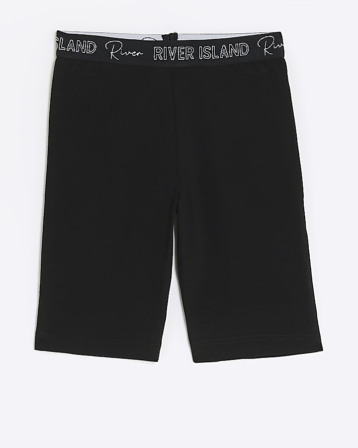 Girls black RI cyclist shorts