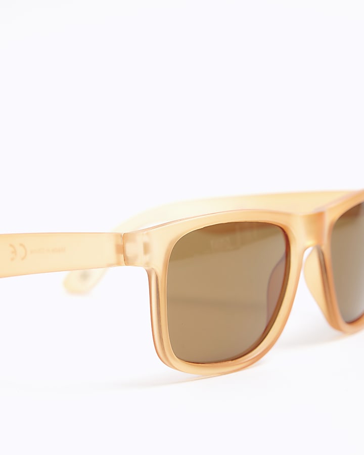 Boys orange wayfarer sunglasses