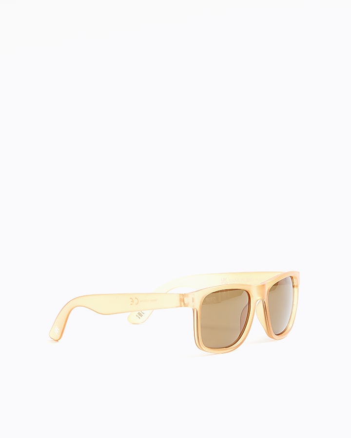 Boys orange wayfarer sunglasses