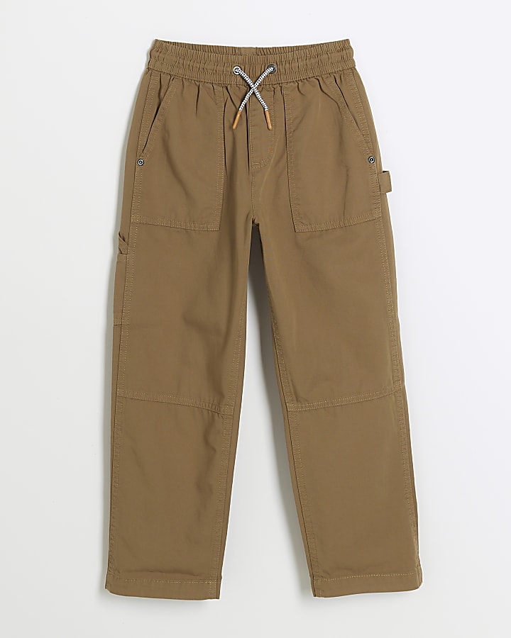 Boys brown carpenter trousers