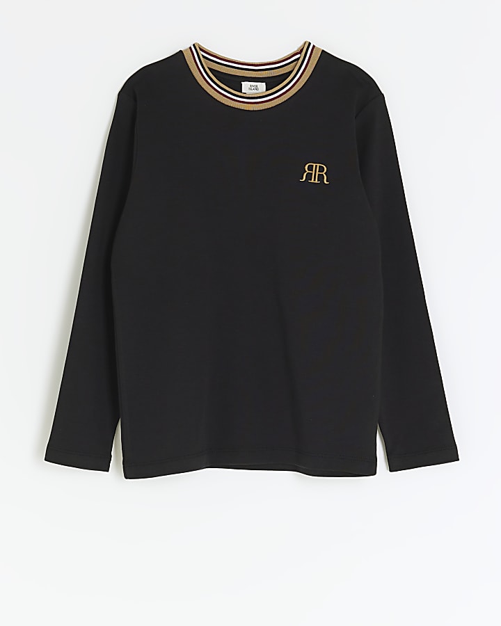 Black long sleeve shirt boys hotsell