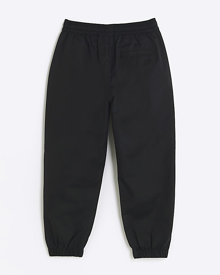 Boys black joggers