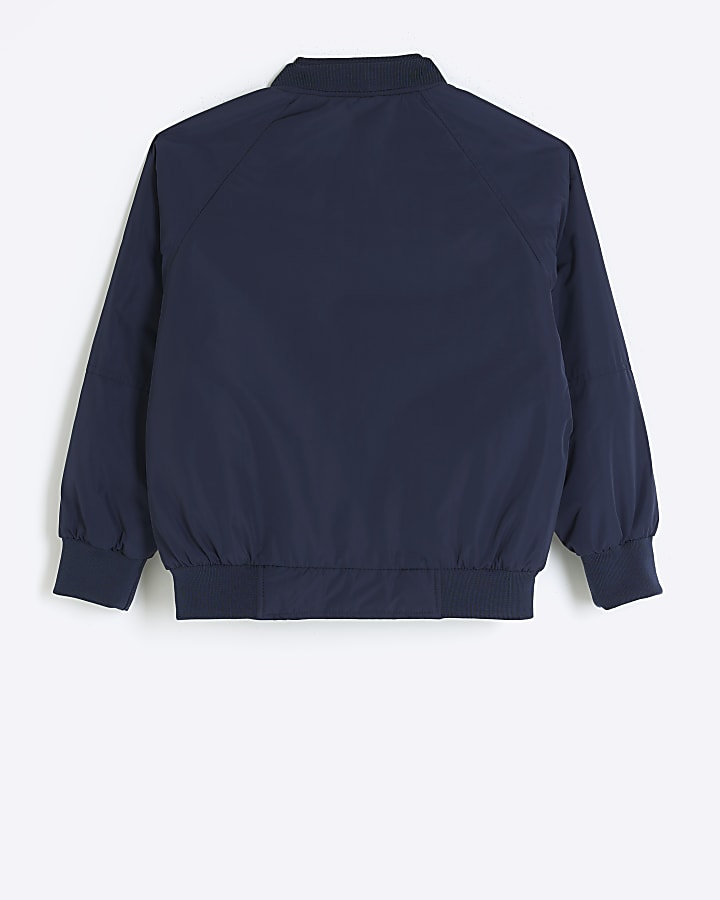 Boys navy bomber jacket