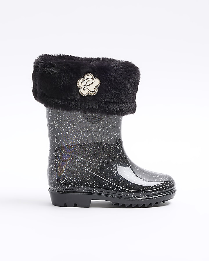 Girls river island boots best sale