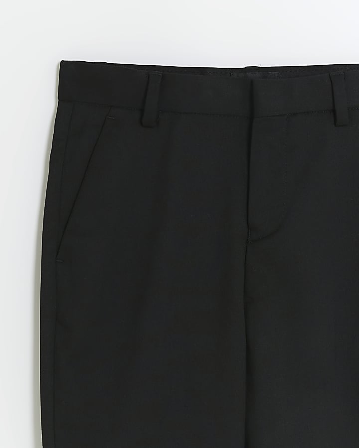 Boys black smart trousers