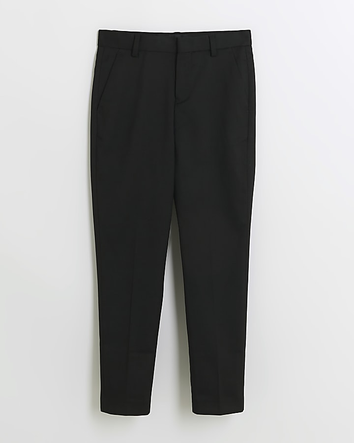 Boys black smart trousers