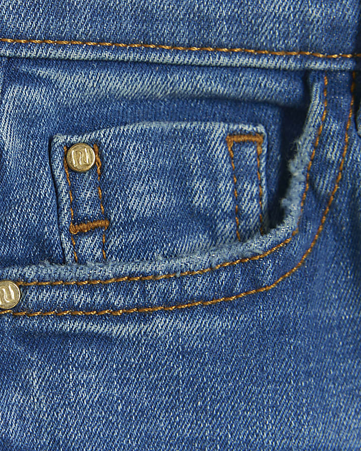 Girls blue flared jeans