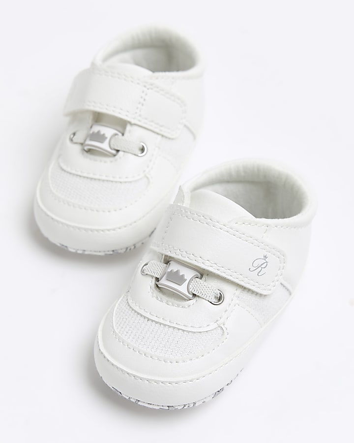 Unisex Baby White Trainers