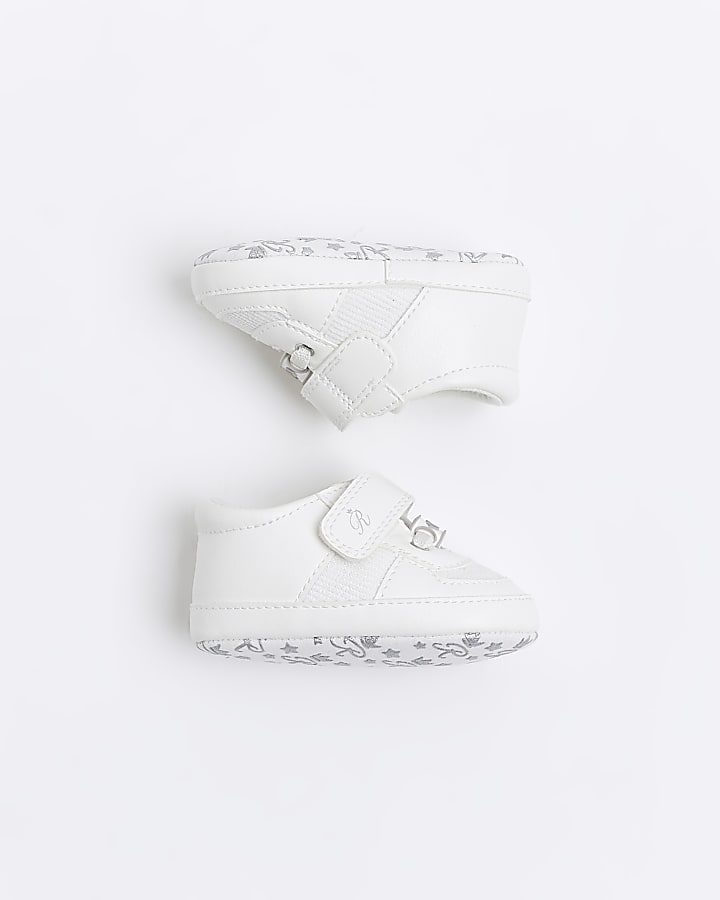 Unisex Baby White Trainers