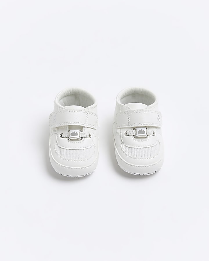 Unisex Baby White Trainers