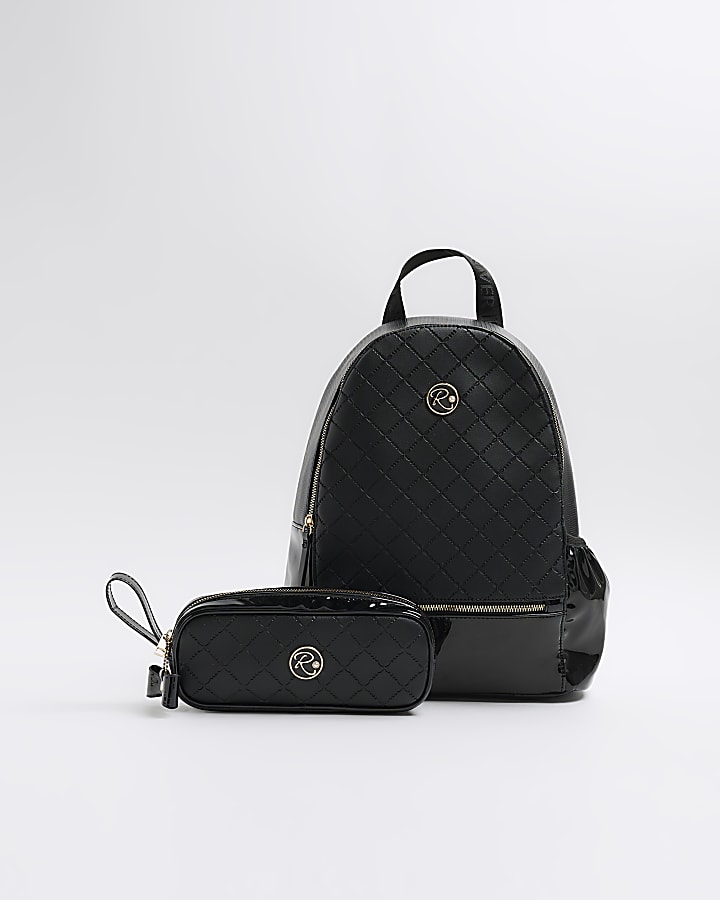 Girls black backpack hotsell