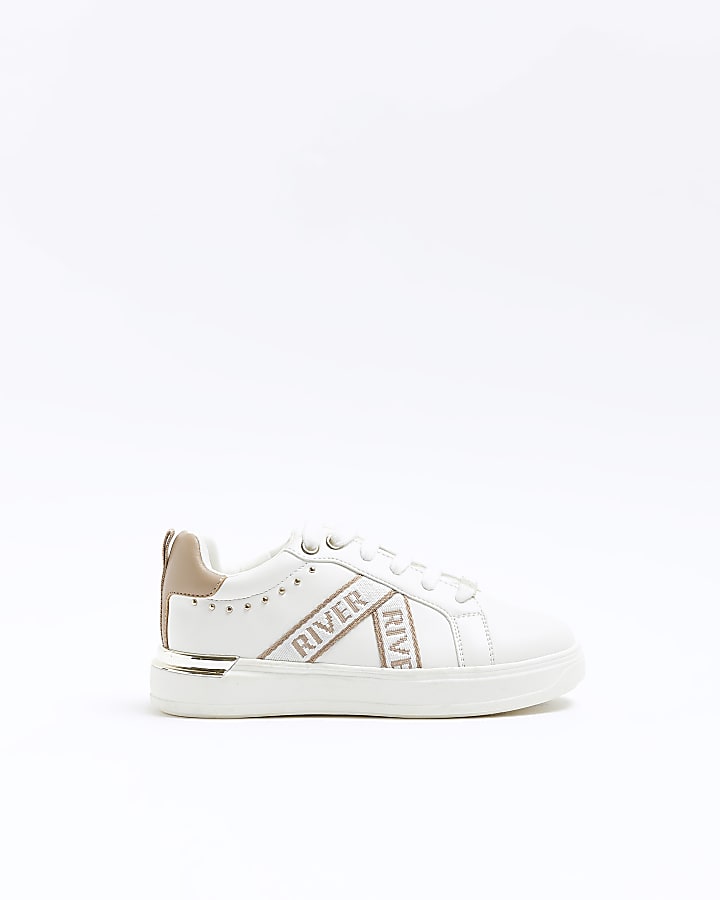 Girls river island trainers shop