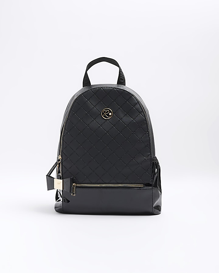 Girls black rucksack hotsell