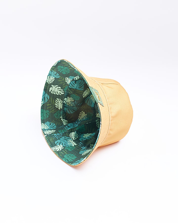 Boys green reversible bucket hat