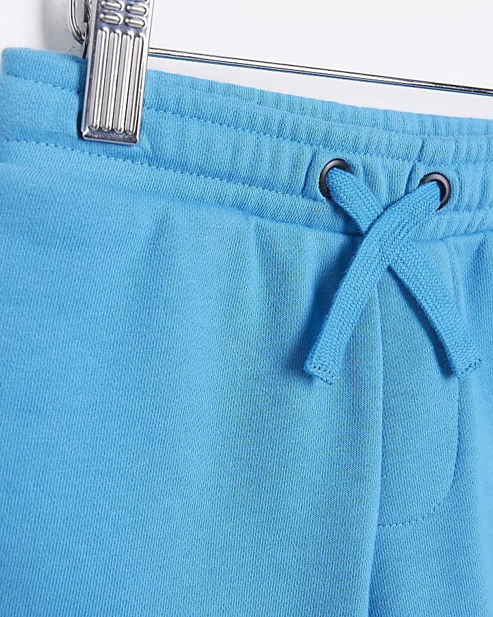 Mini Blue Jersey Shorts