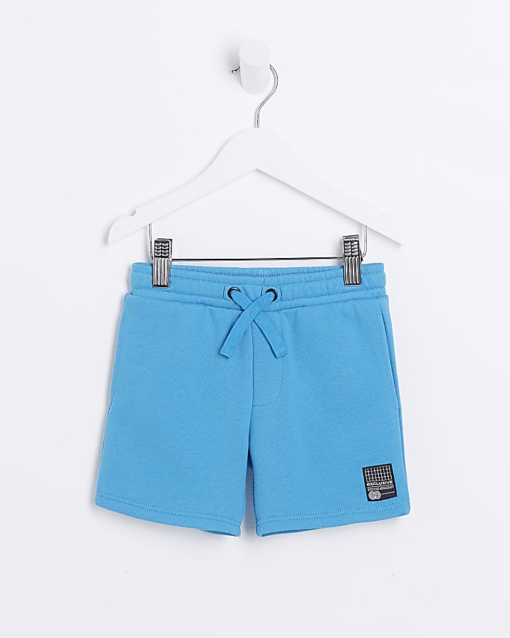 Mini Blue Jersey Shorts