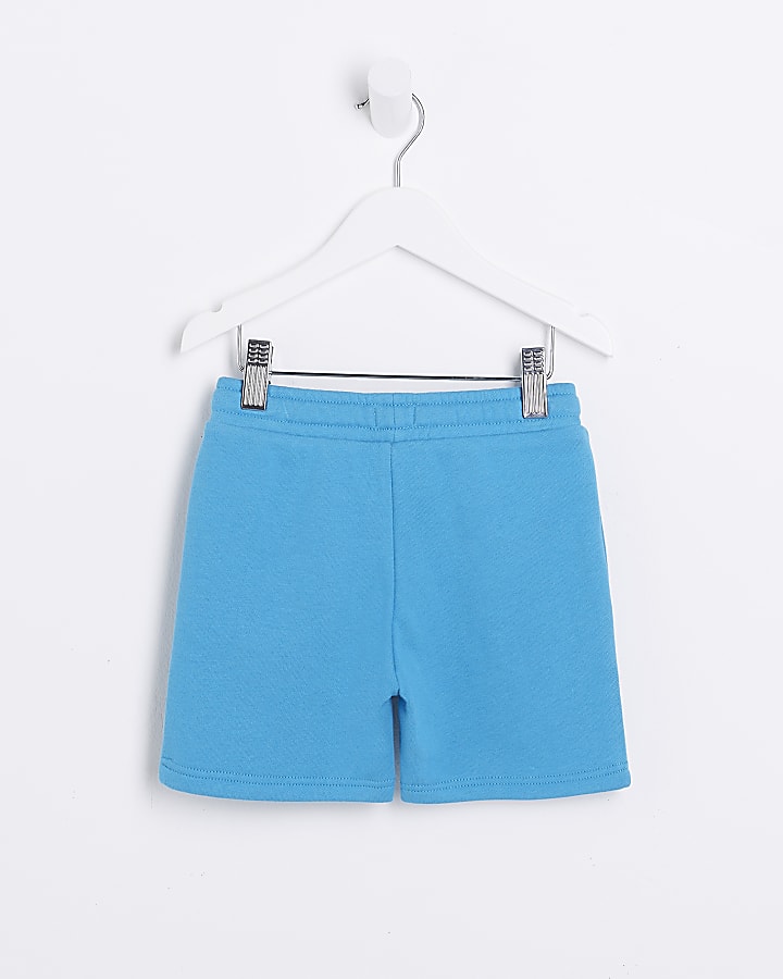 Mini Blue Jersey Shorts