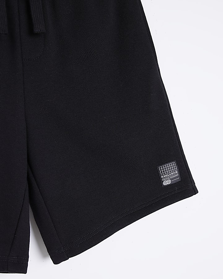 Black Jersey Shorts