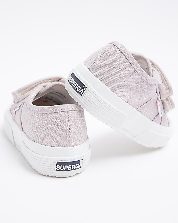 Mini Girls Pink Strap Superga Trainers