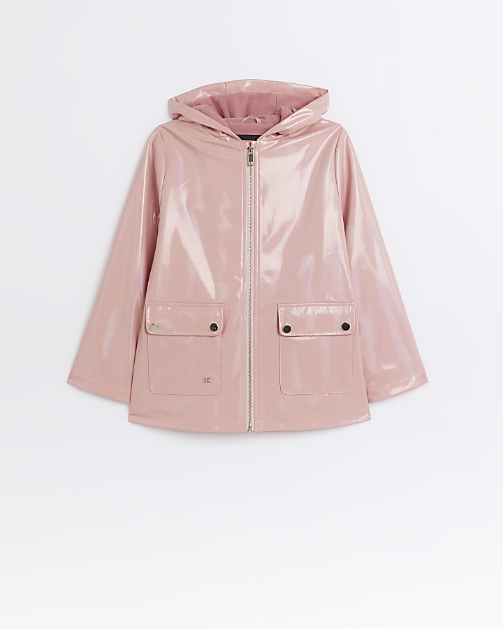 Ladies pink rain jacket store