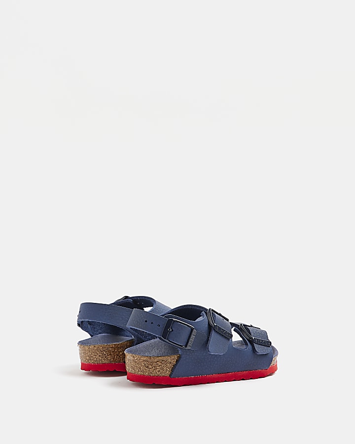 Mini boys blue Birkenstock sandals