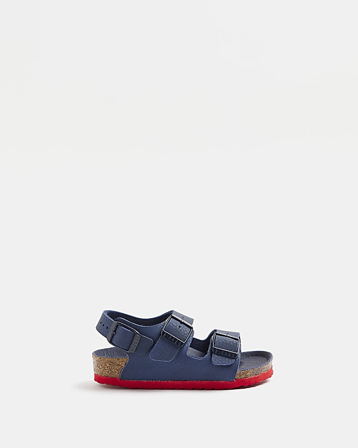 Mini boys blue Birkenstock sandals