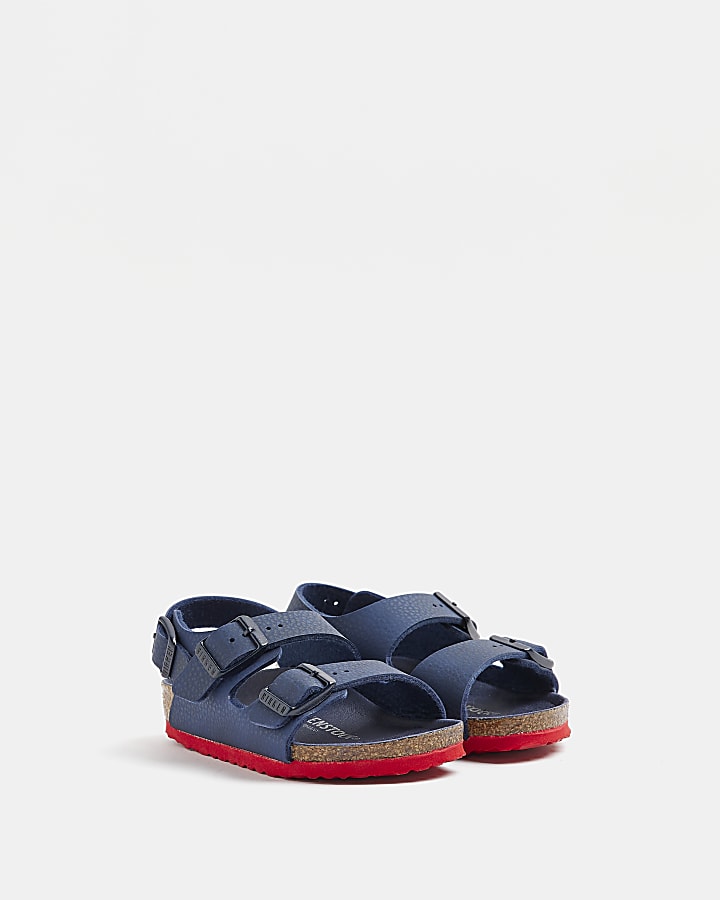 Mini boys blue Birkenstock sandals