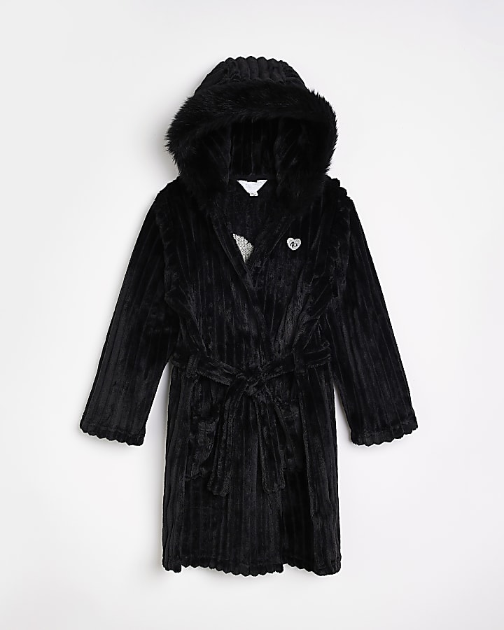 Girls black dressing fashion gown