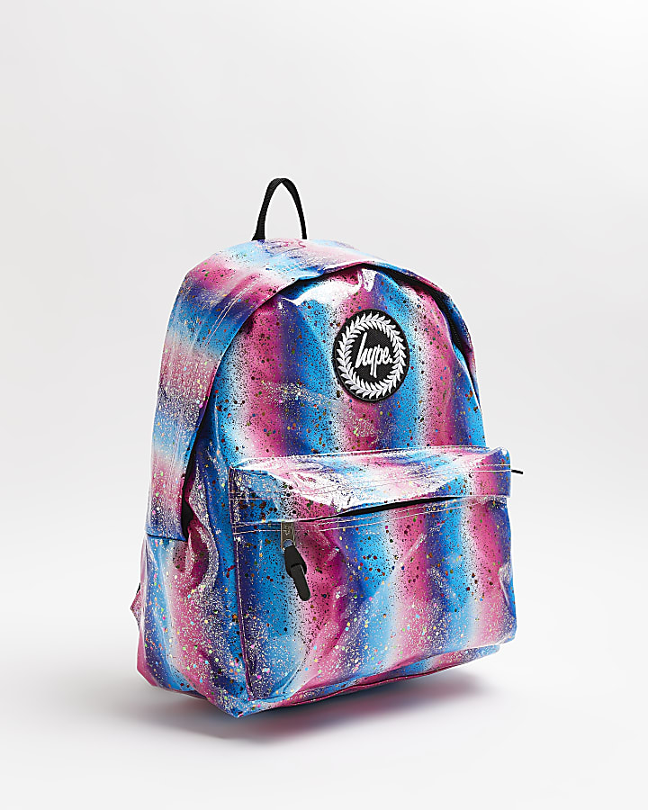 Girls blue hype backpack