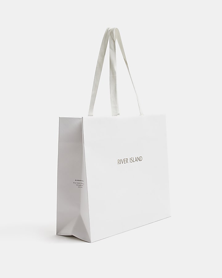 White Small River Island gift Bag