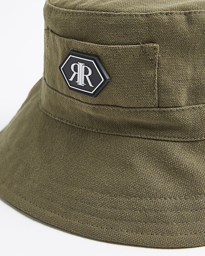 Boys khaki RR utility bucket hat