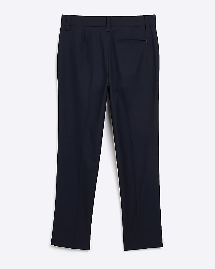 Boys navy suit trousers