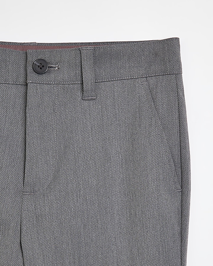 Boys grey suit trousers