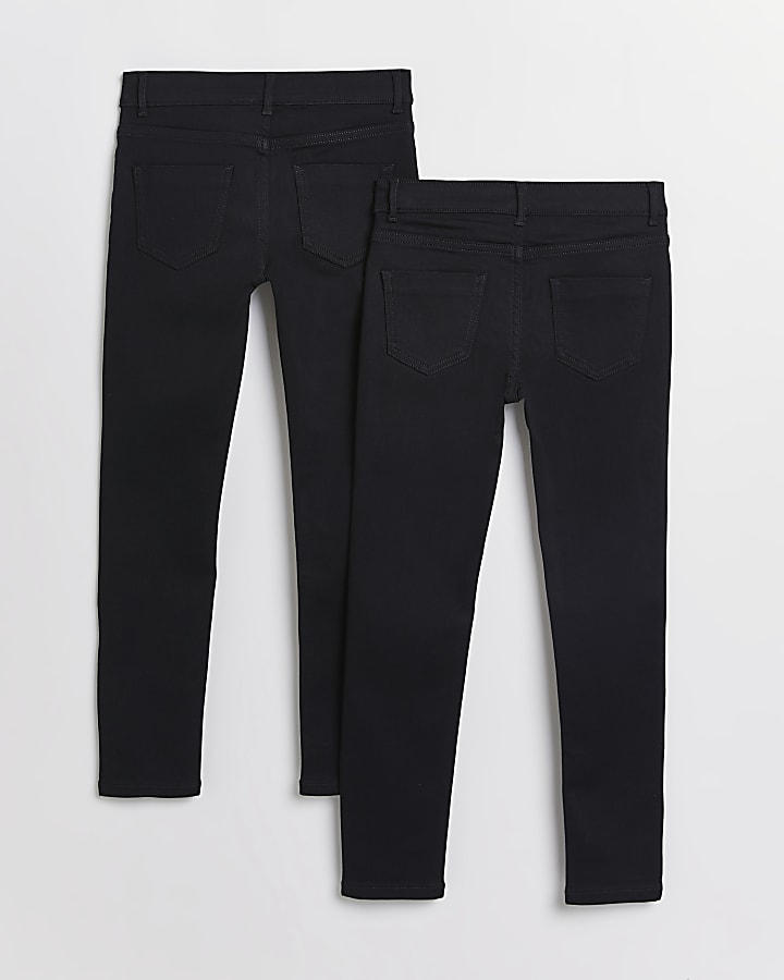 Girls black molly jeggings 2 pack