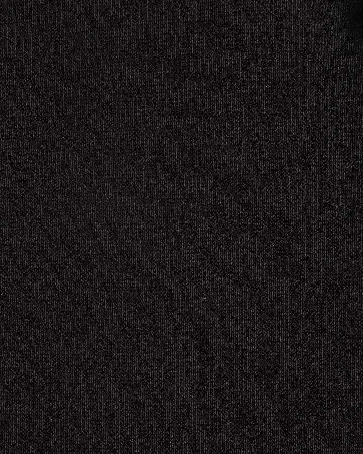 Mini Boys Black Joggers