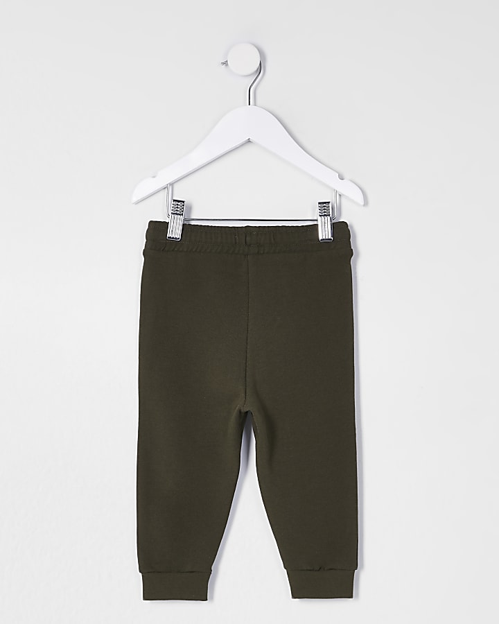 Mini Boys Khaki Joggers