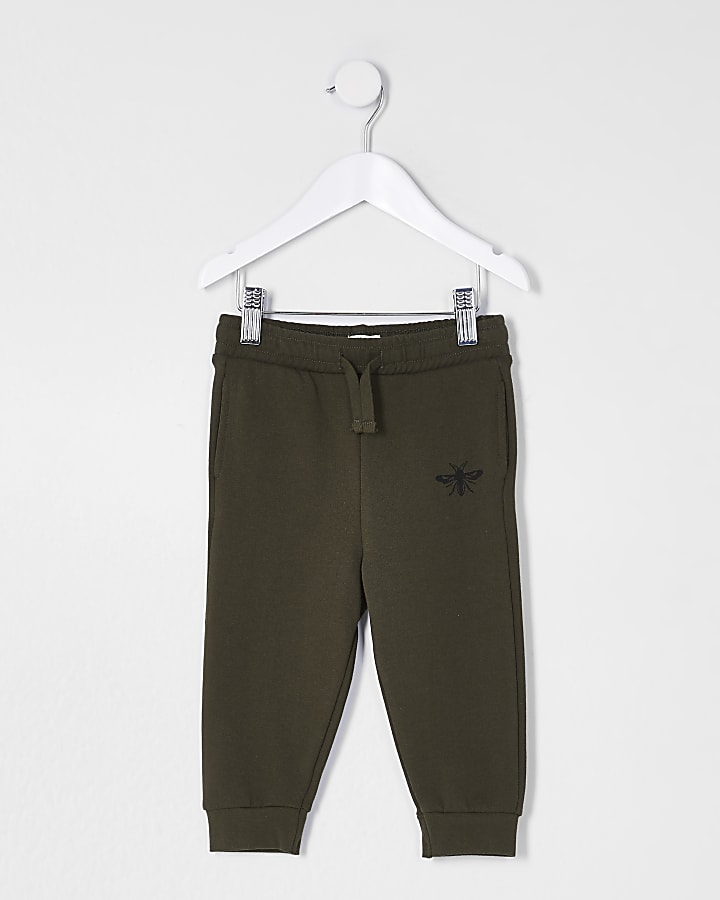 Mini Boys Khaki Joggers