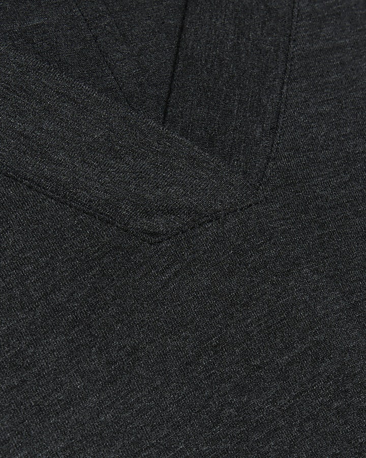 Grey v-neck t-shirt