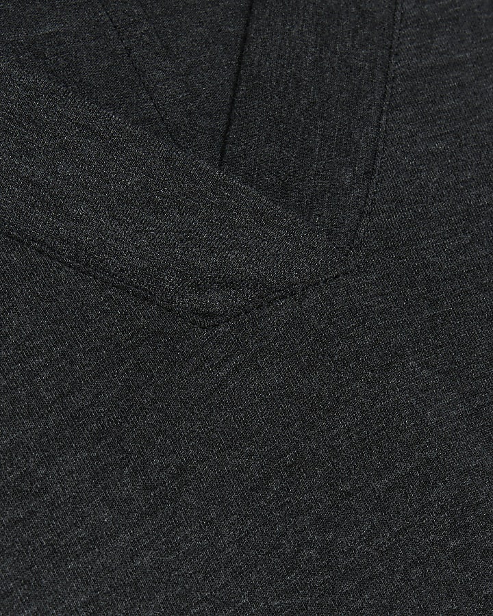 Grey v-neck t-shirt